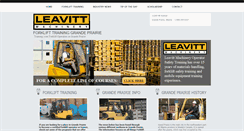 Desktop Screenshot of forklifttraininggrandeprairie.com