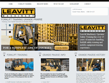 Tablet Screenshot of forklifttraininggrandeprairie.com